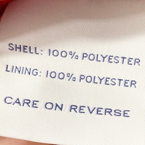 G. H. Bass Maine USA Fully Lined Zip Front Hood Windbreaker Jacket Red White❤️🤍 - Picture 11 of 13